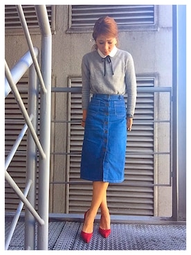 「coordinate」｜R&E_REZOY本部staffさん（レディース・162cm）の秋コーディネート