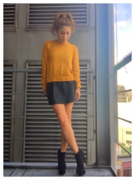 R&E_REZOY本部staffさん（レディース・162cm・30代）の秋コーディネート