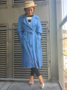 「REZOY（リゾイ）のアイテム」を使った、R&E_REZOY本部staffさん（レディース・162cm）の春コーディネート