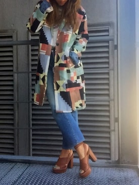 「茶色」｜R&E_REZOY本部staffさん（レディース・162cm）の春コーディネート