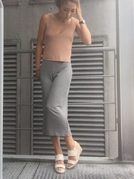 R&E_REZOY本部staffさん（レディース・162cm）の夏コーディネート