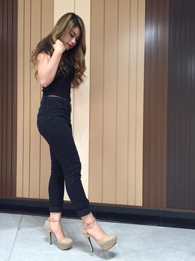 R&E_REZOY本部staffさん（レディース・157cm）の夏コーディネート