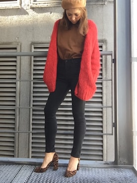 「REZOY（リゾイ）のアイテム」を使った、R&E_REZOY本部staffさん（レディース・162cm）の秋コーディネート