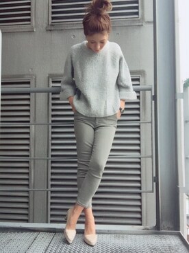 「REZOY（リゾイ）のアイテム」を使った、R&E_REZOY本部staffさん（レディース・162cm）の秋コーディネート