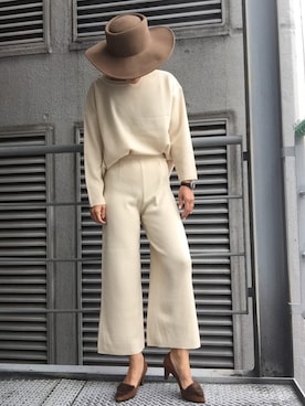 「REZOY（リゾイ）のアイテム」を使った、R&E_REZOY本部staffさん（レディース・162cm）の秋コーディネート