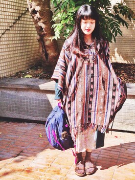 「永樂」｜nobitablairさん（レディース・159cm）の冬コーディネート