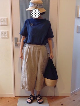 junさん(レディース・156cm)の夏コーディネート