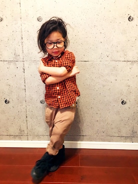 ﾋﾞｷ ﾆ ｽﾞﾑさん（キッズ・100cm）の春コーディネート