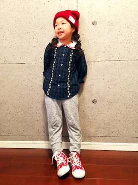 ﾋﾞｷ ﾆ ｽﾞﾑさん（キッズ・110cm）の夏コーディネート