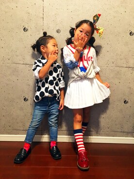 ﾋﾞｷ ﾆ ｽﾞﾑさん（キッズ・110cm）の夏コーディネート