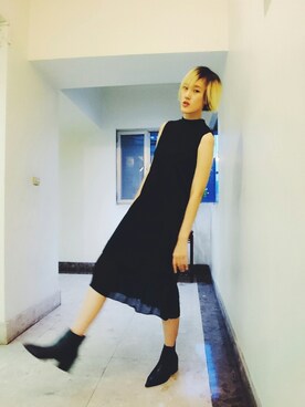 「PAZZO」｜「アイテム（ワンピース/ドレス）」を使った、sojoyoさん（レディース・170cm）の夏コーディネート