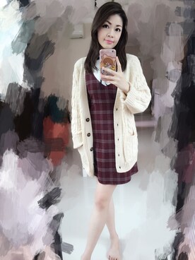 「EATME」｜「アイテム（その他アウター）」を使った、moon_tsukiさん（レディース・167cm）の春コーディネート