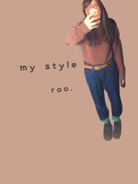 「Dr. Martens（ドクターマーチン）のDr.Martens (ドクターマーチン)/1461 3EYE GIBSON SHOES（その他シューズ）」を使った、らおさん（レディース・152cm）の冬コーディネート