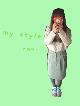 らおさん（レディース・152cm）の冬コーディネート