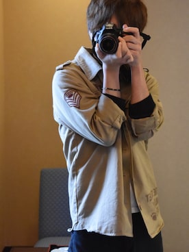 「PANDIESTA（パンディエスタ）のアイテム」を使った、山田氏さん（メンズ・165cm）の秋コーディネート