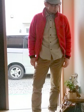 「FAR EASTERN ENTHUSIAST（ファーイースタンエンスージアスト）のアイテム（シューズ）」を使った、tomolex さん（メンズ・172cm）の春コーディネート