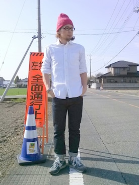 「アイテム（バングル/リストバンド）」を使った、tomolex さん（メンズ・172cm・30代）の春コーディネート