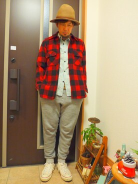 「THE WYLER CLOTHING CO（ワイラークロージング）のアイテム」を使った、tomolex さん（メンズ・172cm）の秋コーディネート