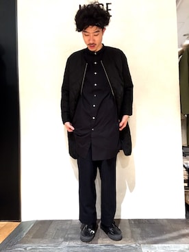 「アイテム（その他アウター）」を使った、青木/HAREHEPFIVEさん（メンズ・174cm・20代）の冬コーディネート