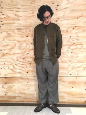 青木/HAREHEPFIVEさん（メンズ・174cm）の春コーディネート