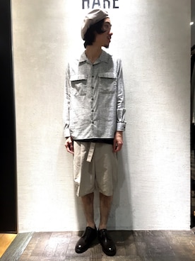青木/HAREHEPFIVEさん（メンズ・174cm）の春コーディネート