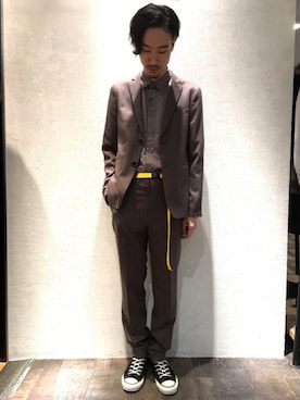 青木/HAREHEPFIVEさん（メンズ・174cm）の秋コーディネート