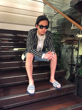 NANO・UNIVERSE LIBRARY 新宿 STAFFさん（メンズ・170cm）の夏コーディネート