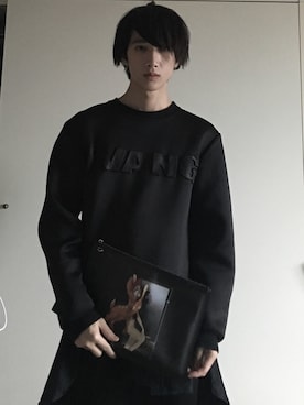 「alexanderwang（アレキサンダーワン）のアイテム（スウェット）」を使った、ゆんたさん（メンズ・168cm）の春コーディネート