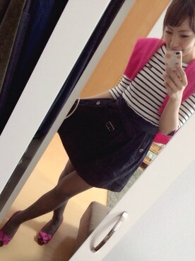 「トレンチワンピ」｜ゆみちょりさん（レディース・160cm）の春コーディネート