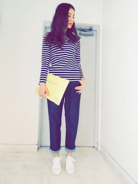 「Saint Laurent」｜MOGGIE CO-OP STAFFさん（レディース・168cm）の冬コーディネート