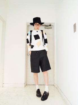 「スエット」｜MOGGIE CO-OP STAFFさん（レディース・168cm）の夏コーディネート