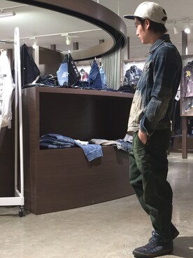 「連投すみません」｜yacchanさん（メンズ・164cm）の冬コーディネート