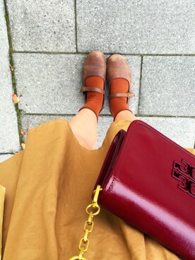 「BROWN」｜「アイテム（その他シューズ）」を使った、Lethe  さん（レディース・162cm）の春コーディネート