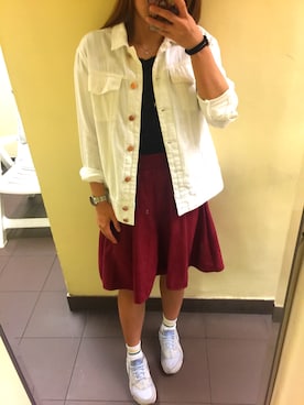 「淑女風コーデ」｜saniceさん（レディース・158cm）の秋コーディネート