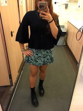 「日常」｜「アイテム（ブーツ）」を使った、saniceさん（レディース・158cm）の秋コーディネート