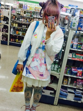 「柄物」｜「アイテム（ブルゾン）」を使った、ゆいゆいさん（レディース・156cm）の秋コーディネート