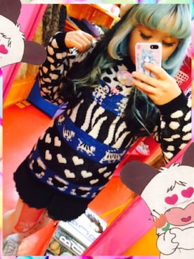 「黒ニット」｜ゆいゆいさん（レディース・156cm）の冬コーディネート