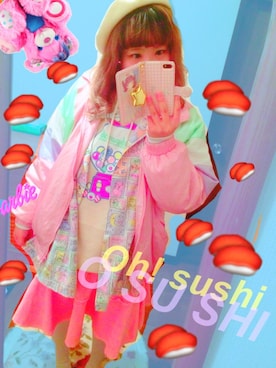 「ファンシー」｜「アイテム（ブルゾン）」を使った、ゆいゆいさん（レディース・155cm）の冬コーディネート