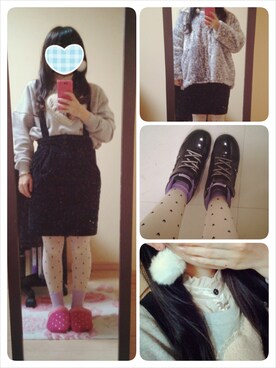 しまこさん（レディース・146cm）の冬コーディネート