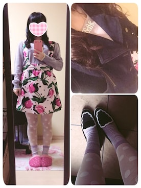 しまこさん（レディース・146cm）の春コーディネート