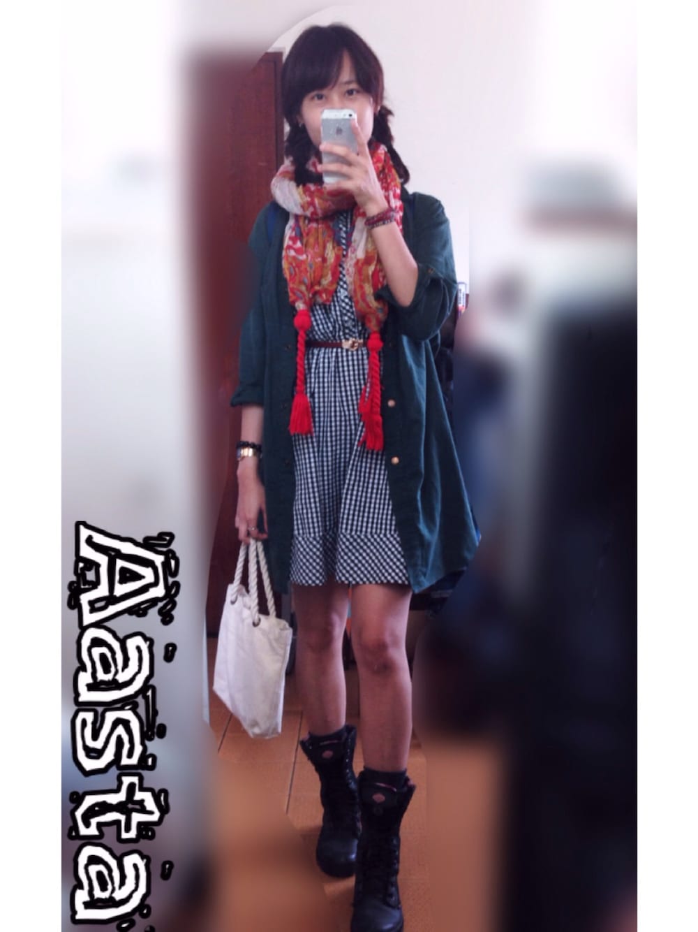 「autumn、dress」｜「PALLADIUMのアイテム（ブーツ、ブラック系）」を使った、Aasta ＊Asukaさん（レディース・162cm）の秋コーディネートの1枚目の写真