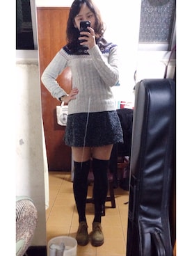 「VERO CUOIO（ヴェロキーオ）のアイテム」を使った、Aasta ＊Asukaさん（レディース・162cm）の冬コーディネート