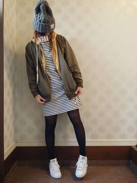 ayunさん（レディース・155cm）の冬コーディネート