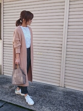 「N.（N. Natural Beauty Basic）（エヌエヌナチュラルビューティーベーシック）のアイテム（その他アウター）」を使った、Ayaさん（レディース・151cm）の秋コーディネート