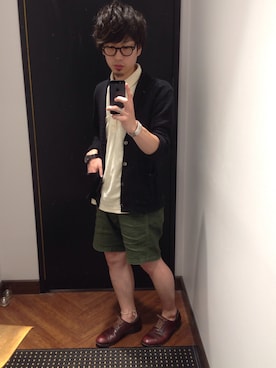 「自撮り」｜別府 祐介さん（メンズ・168cm・20代）の夏コーディネート