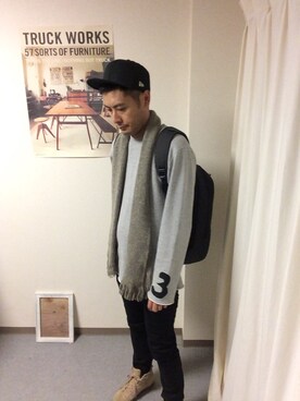 kosukeさん（メンズ・182cm）の冬コーディネート