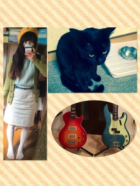 「Arnold Palmer（アーノルドパーマー）のアイテム（ハンチング/ベレー帽）」を使った、asumiさん（レディース・158cm）の秋コーディネート
