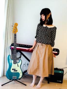 「ライブ衣装」｜asumiさん（レディース・158cm）の冬コーディネート