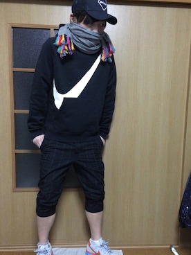 「BEDWIN（ベドウィン）のアイテム（パンツ）」を使った、カズさん（メンズ・177cm）の冬コーディネート