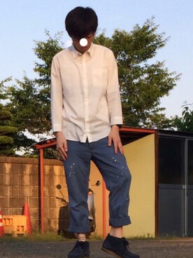 「uniform experiment」｜「アイテム（その他シューズ）」を使った、カズさん（メンズ・177cm）の夏コーディネート